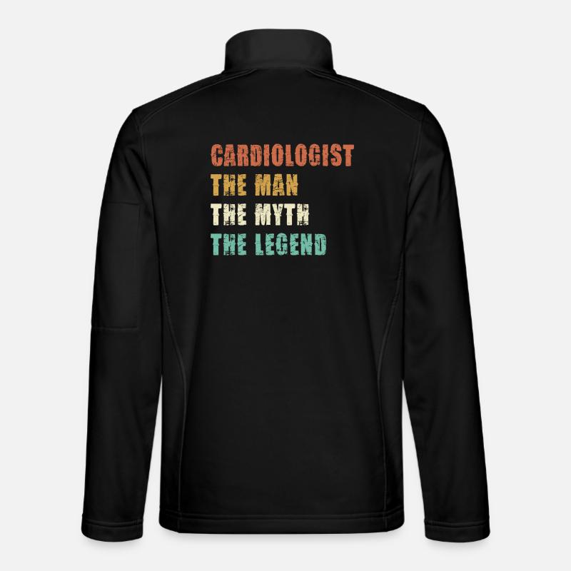 Cardiologist: Man, Myth, Legend Unisex Softshell Jacket
