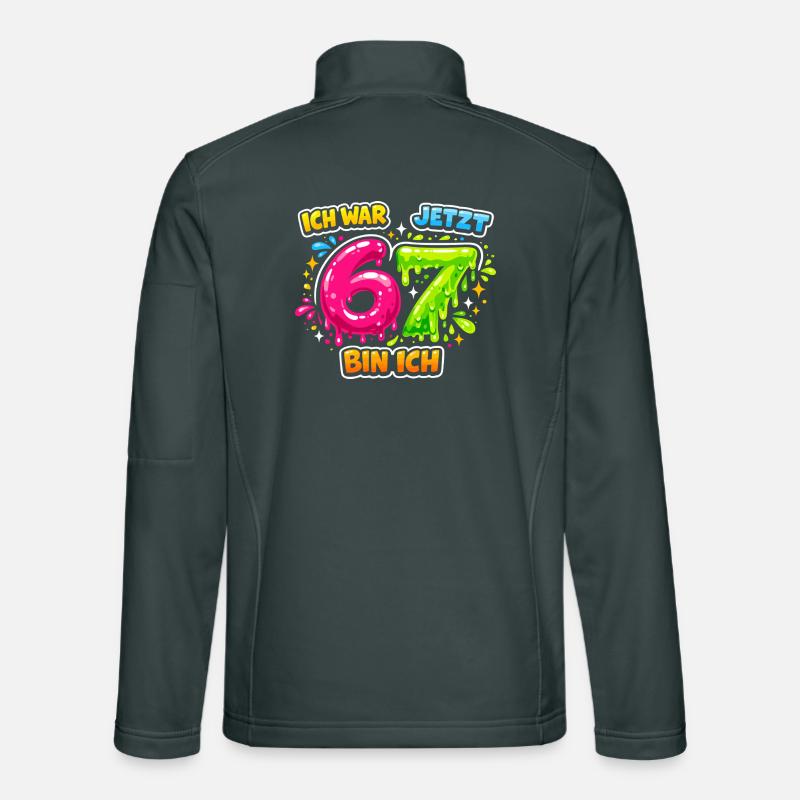 67 Six Meme Seven Génération Alpha Veste en tissu softshell Unisexe