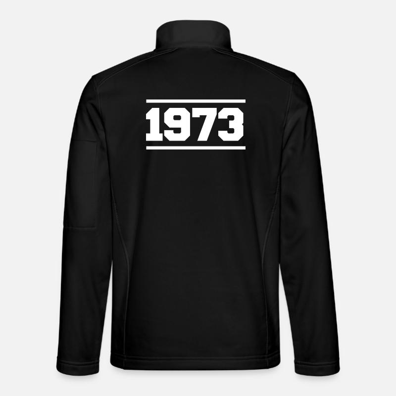 1973 Cadeau rétro 1973 - Veste en tissu softshell Unisexe - noir