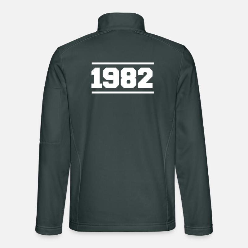 1982 Cadeau rétro 1982 original 1982 Veste en tissu softshell Unisexe