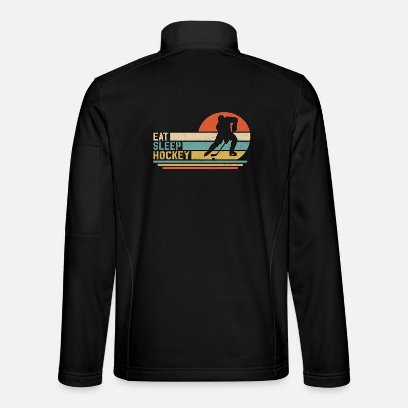 Eishockey Hockey  - Unisex Softshell Jacket - black