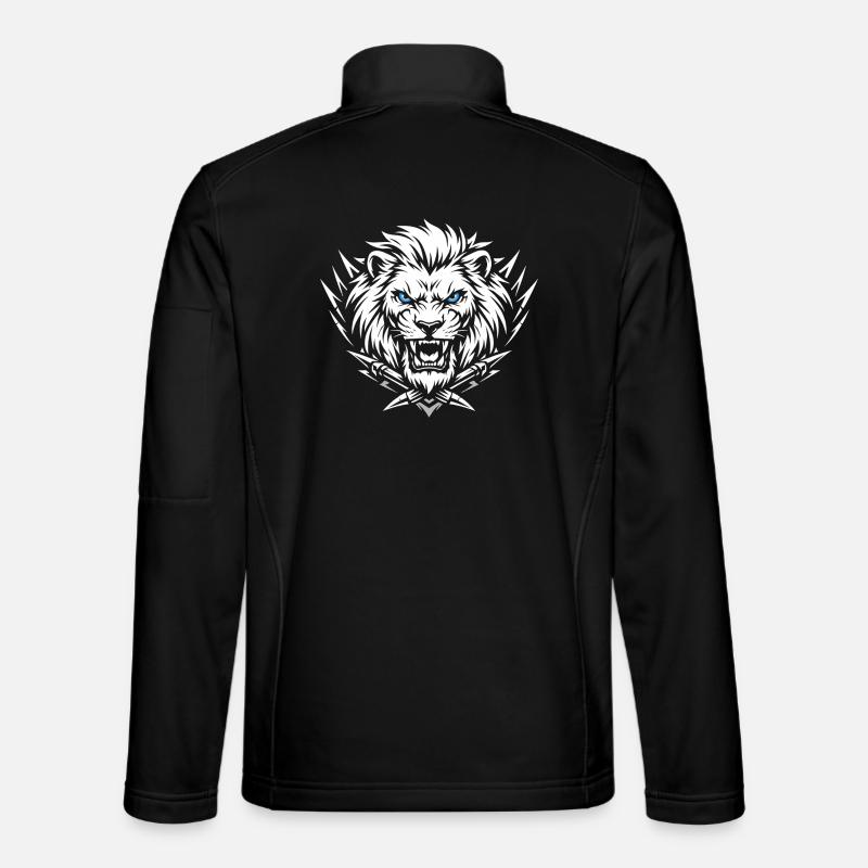 Lion Head Lion - Unisex Softshell Jacket - black