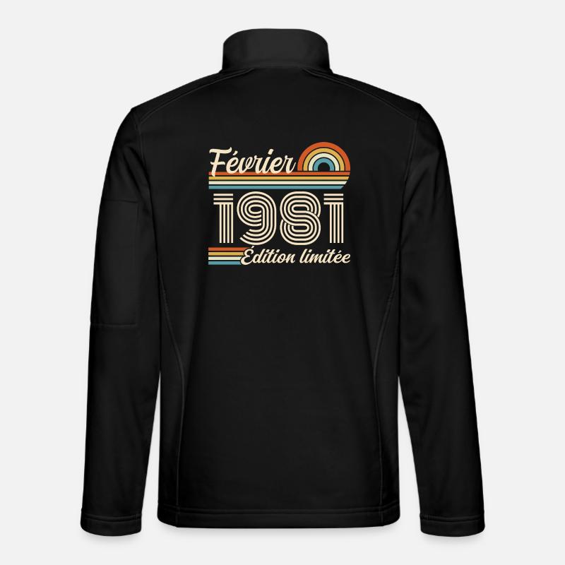Februar 1981 - Unisex Softshelljacke - Schwarz