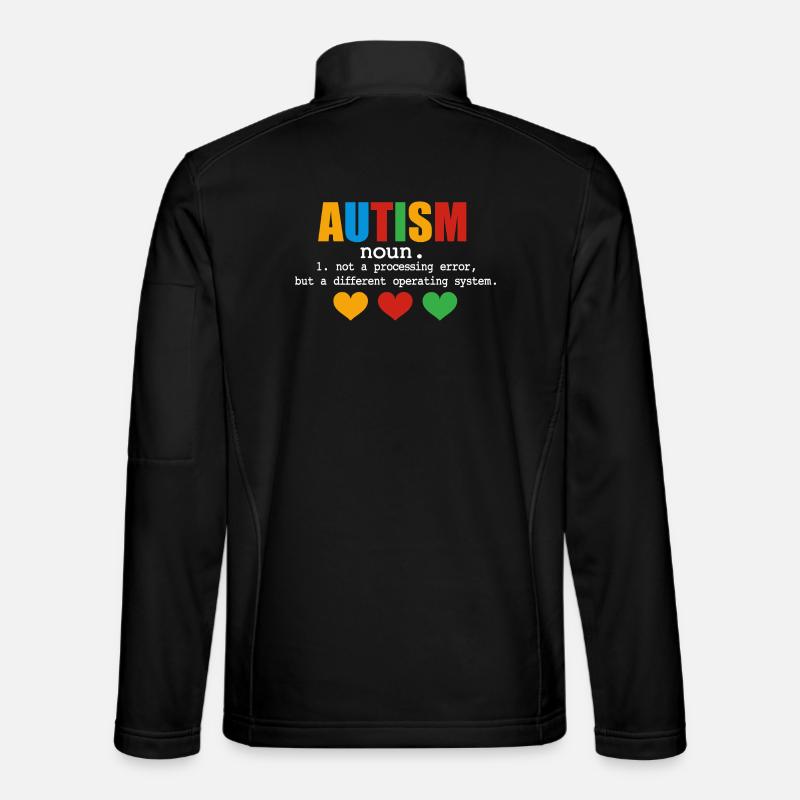 Définition de l’autisme - Veste en tissu softshell Unisexe - noir