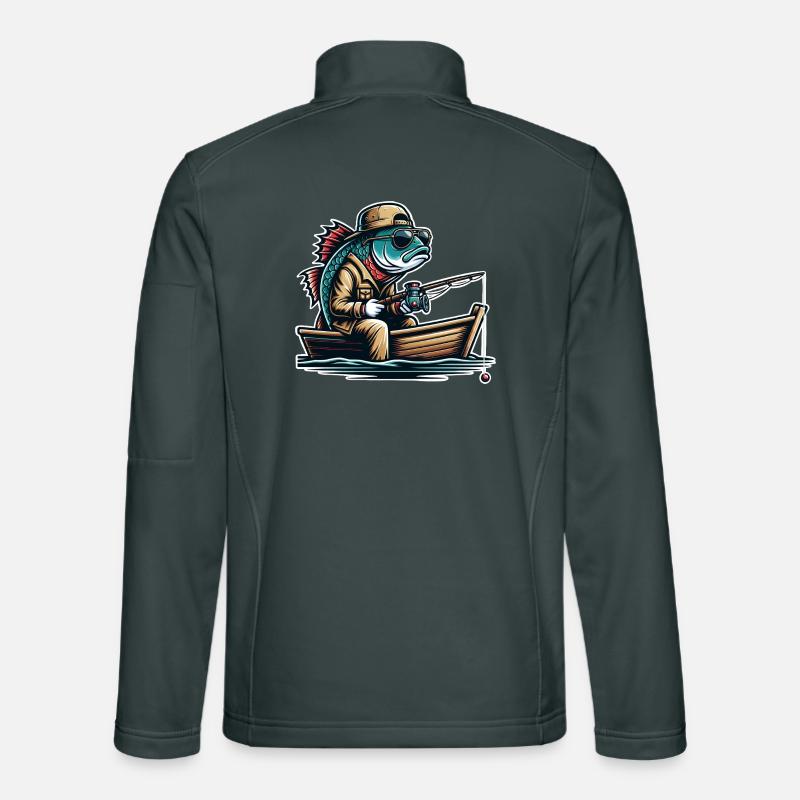 Fishing Anglers Unisex Softshell Jacket