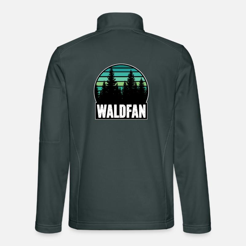 Forest fan Unisex Softshell Jacket