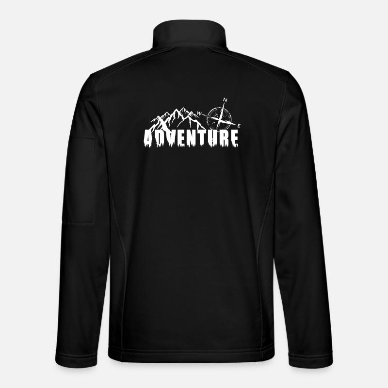 Adventure_Berge - Unisex Softshell Jacket - black