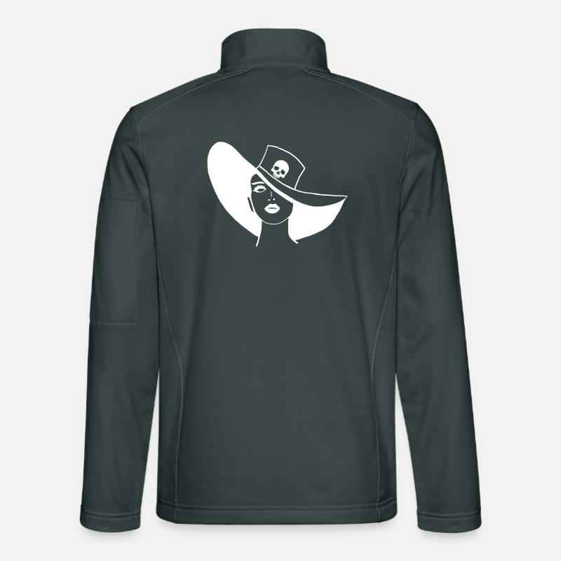 Der Geist mit dem Hut Unisex Softshelljacke