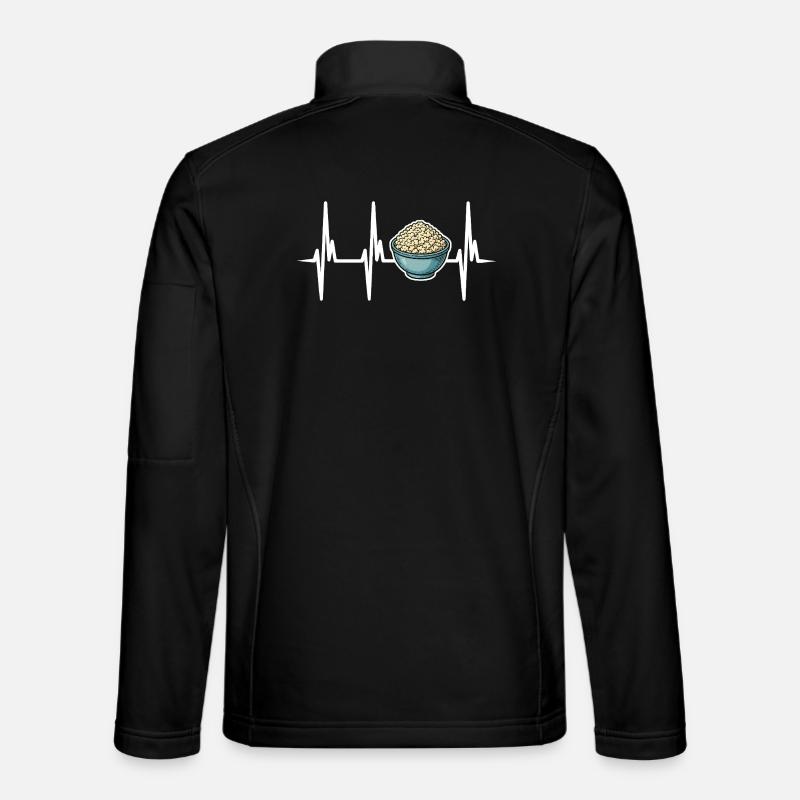 I love ricotta cheese - Unisex Softshell Jacket - black