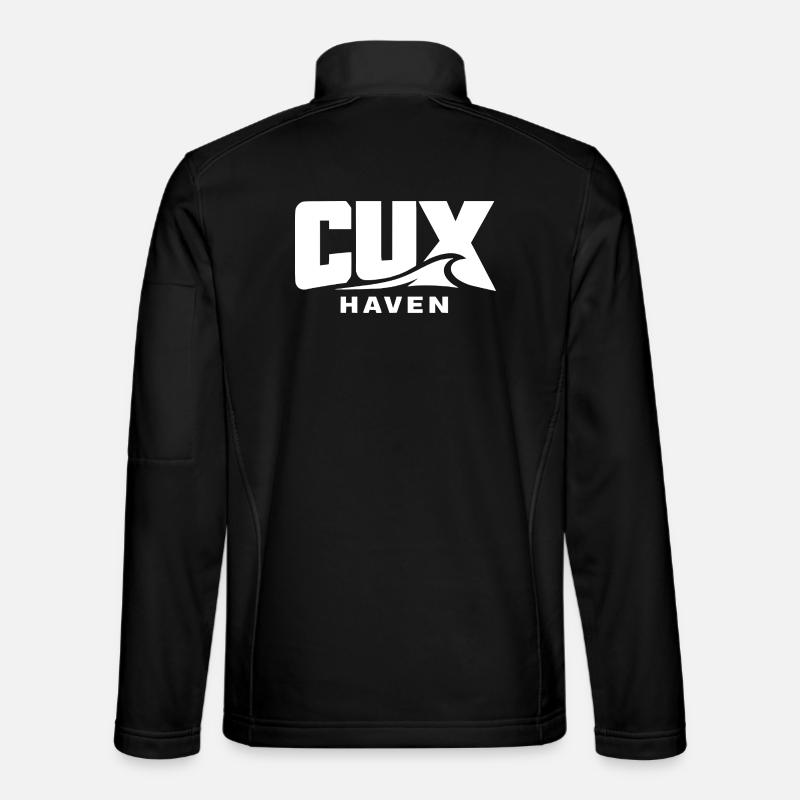 CUXHAVEN – Modern, kraftvoll, nordisch - Unisex Softshelljacke - Schwarz