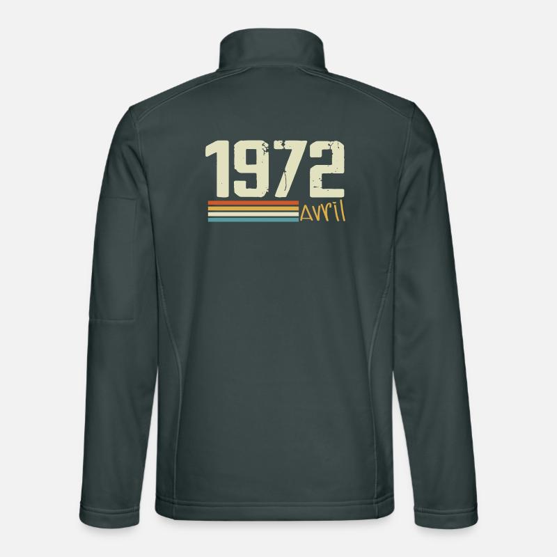 Born in April 1972 Unisex Softshell Jacket