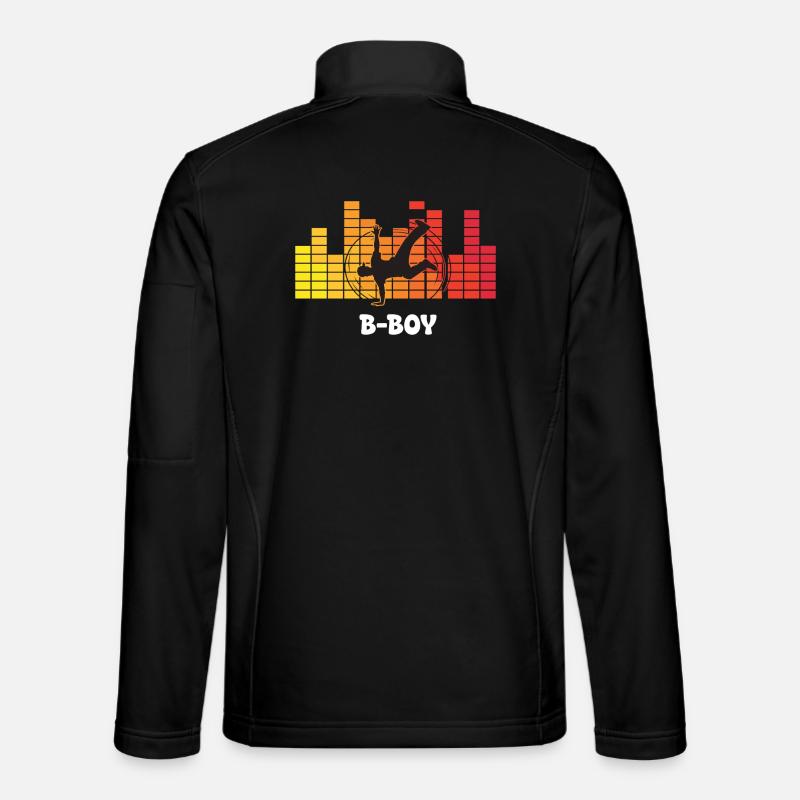 B-Boy Breakdance Streetstyle Hip Hop DJ Dance - Giacca softshell unisex - nero