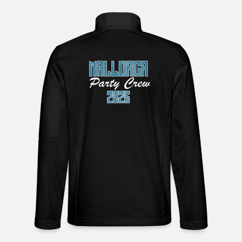 Mallorca, Party - Unisex Softshell Jacket - black