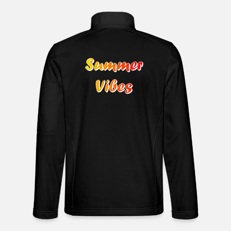 Sommerliche Vibes - Unisex Softshelljacke - Schwarz