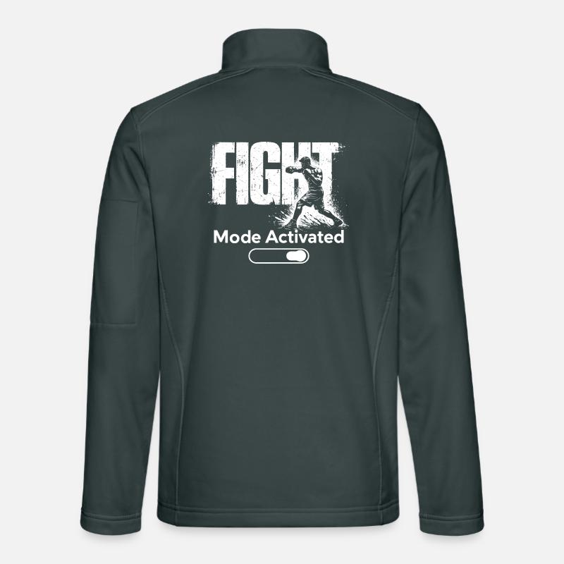 Mode combat Chemise activée Boxe de gym Fighter Veste en tissu softshell Unisexe