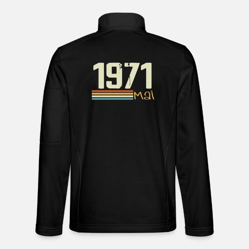 Mai 1971 - Unisex Softshelljacke - Schwarz