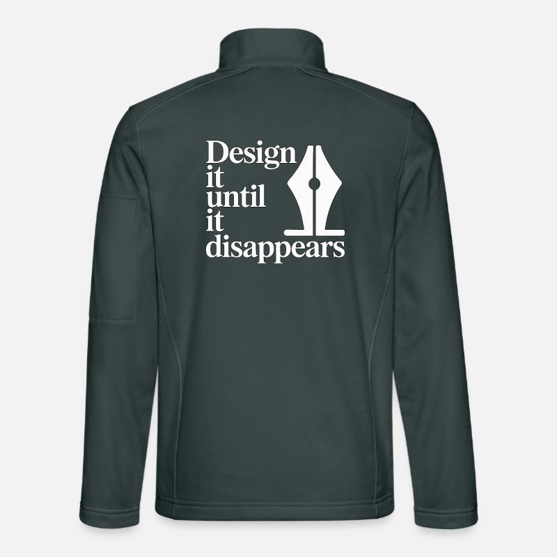 Designer de logos : Concevez-le jusqu’à ce que ce soit designer de marque Veste en tissu softshell Unisexe