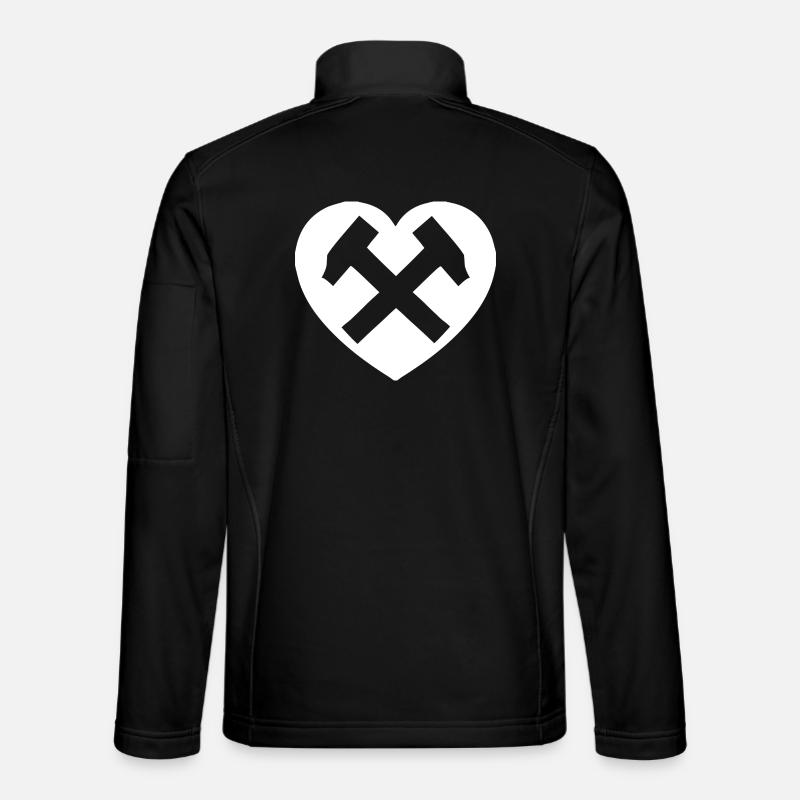 Hearthammer: Love in Steel - Unisex Softshell Jacket - black