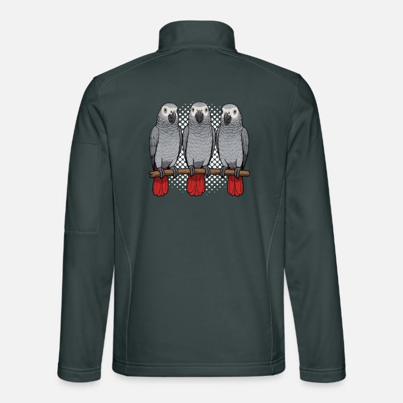African grey parrot parrot owner parrot keeper Unisex Softshell Jacket