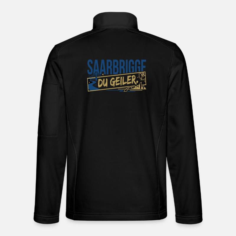 Saarbrigge Du Geiler - Unisex Softshelljacke - Schwarz