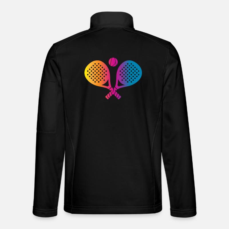 Padel Sport - Unisex Softshell Jacket - black