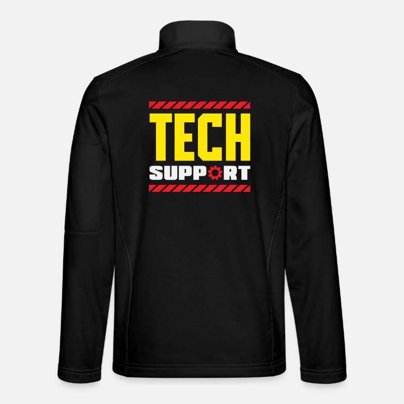 Support technique Équipement industriel - Veste en tissu softshell Unisexe - noir