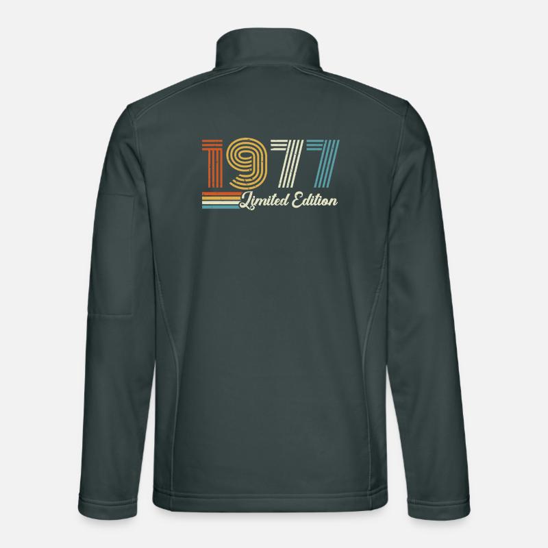 49th Birthday 1977 Born 1977 Unisex Softshell Jacket