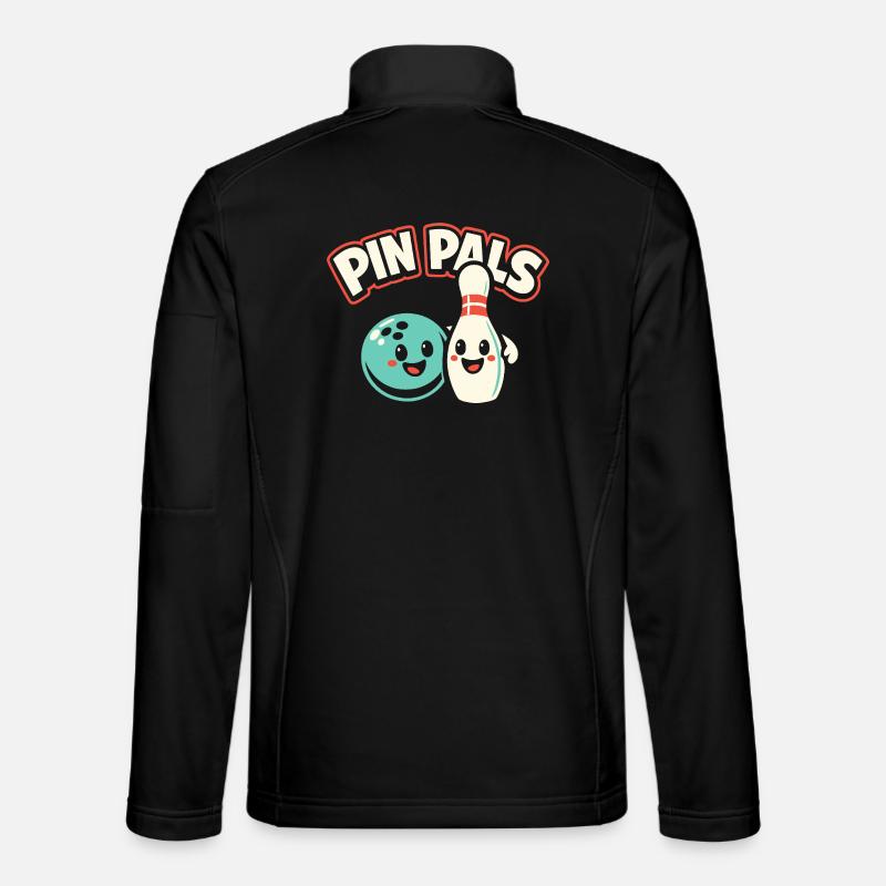 Pin Pals - Unisex Softshelljacke - Schwarz