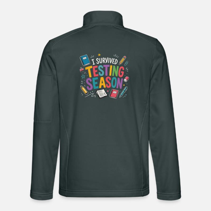 I survived the exam phase School Humor Unisex Softshell Jacket