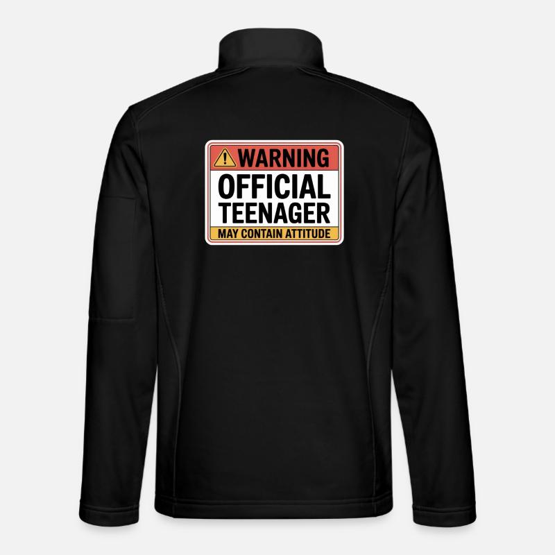 official teenager - Unisex Softshell Jacket - black