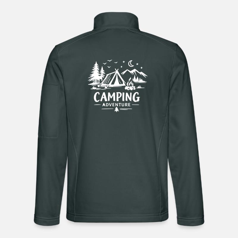 Camping Aventure Veste en tissu softshell Unisexe