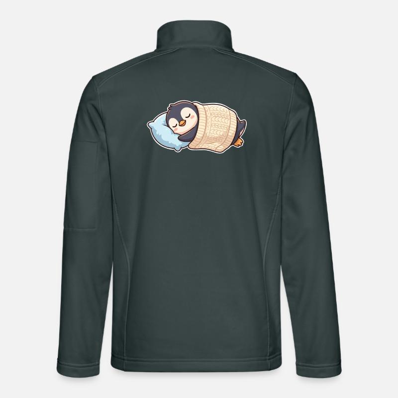 Pinguin Schlafen Unisex Softshelljacke