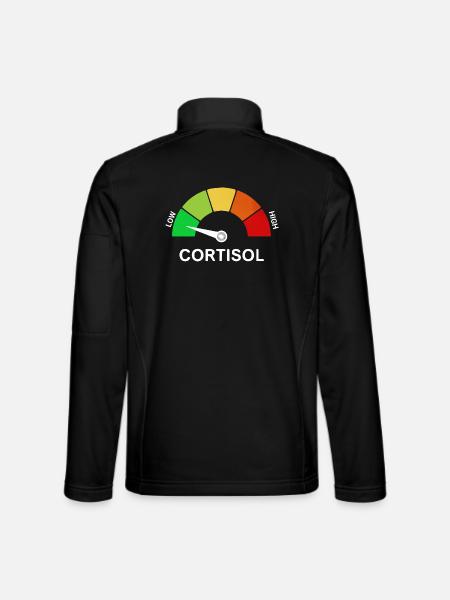 Low Cortisol Scale - Unisex Softshell Jacket - black