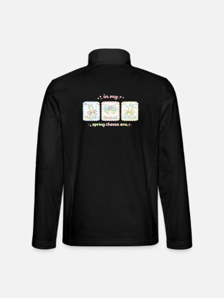 In My Spring Cheese Era Kawaii Pastel Coquette - Veste en tissu softshell Unisexe - noir - Dos