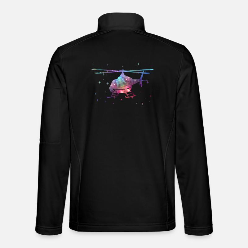 Pilote d’hélicoptère Space Kids Helicopter - Veste en tissu softshell Unisexe - noir