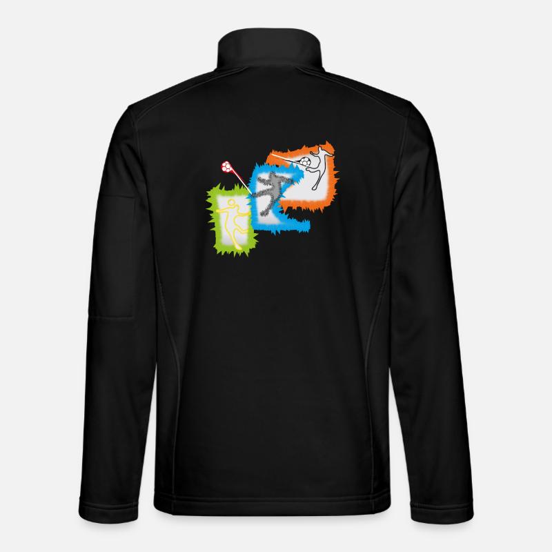Soccer Soccer Players - Unisex Softshell Jacket - black