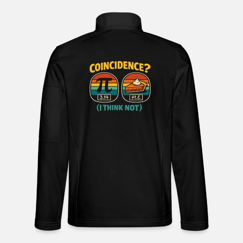 Pi Tag Coincidence I Think Not Mathe Design Unisex Softshell Jacket
