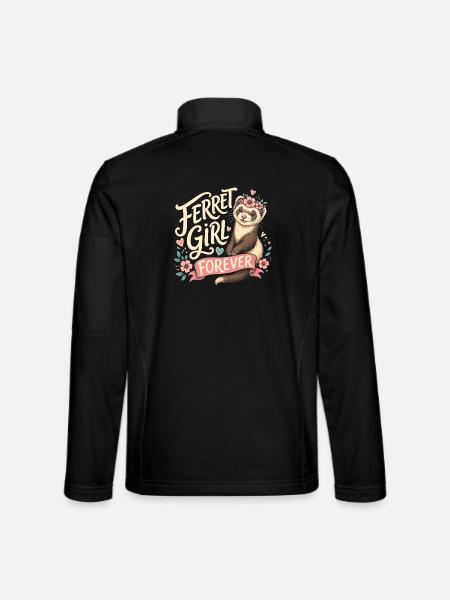 FILLE FURET POUR TOUJOURS - Veste en tissu softshell Unisexe - noir