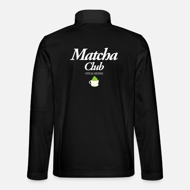 Matcha Club - Unisex Softshell Jacket - black