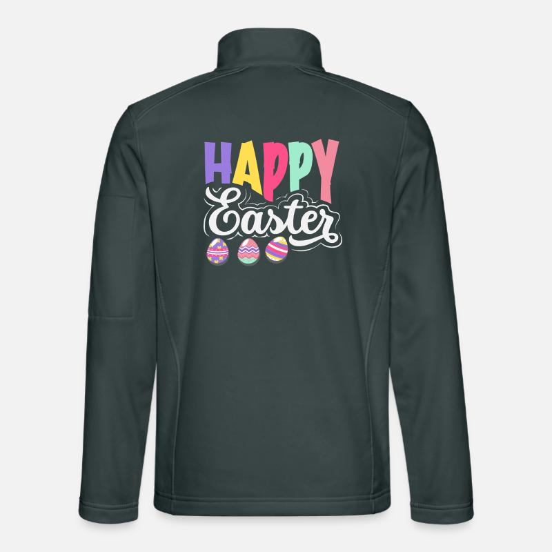 Happy Easter Sweet Easter Bunny Egg Hunt Easter Eggs Unisex Softshell Jacket