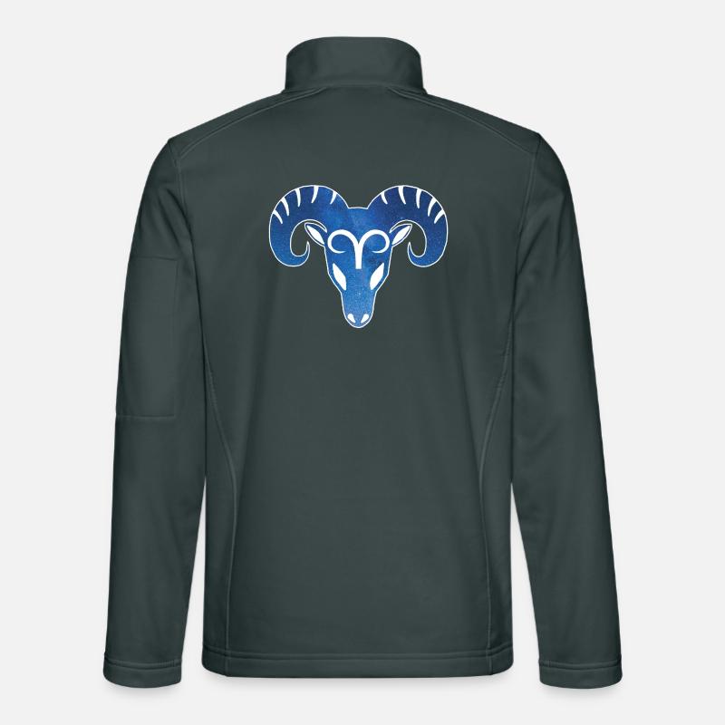 Bélier et univers Veste en tissu softshell Unisexe