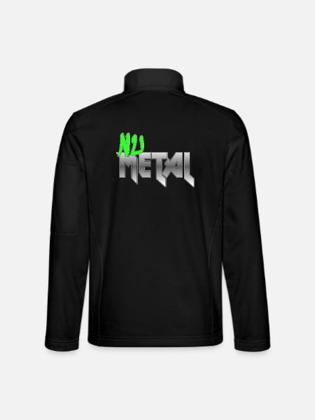 Nu Metal Green Fan Edition - Unisex Softshelljacke - Schwarz - Hinten