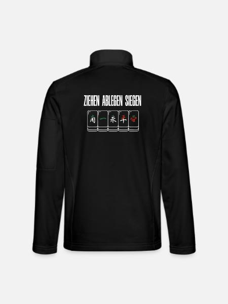 Ziehen Ablegen Siegen - Unisex Softshelljacke - Schwarz
