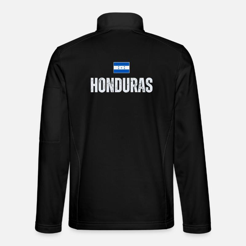 I love Honduras, Honduras flag - Unisex Softshell Jacket - black