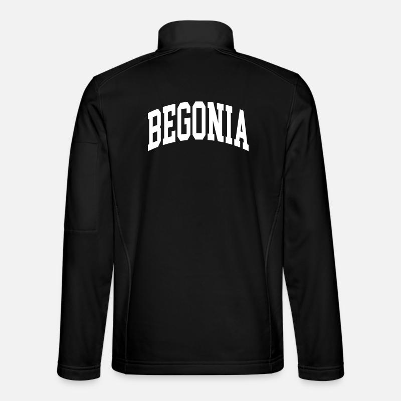 Begonia - Unisex Softshell Jacket - black