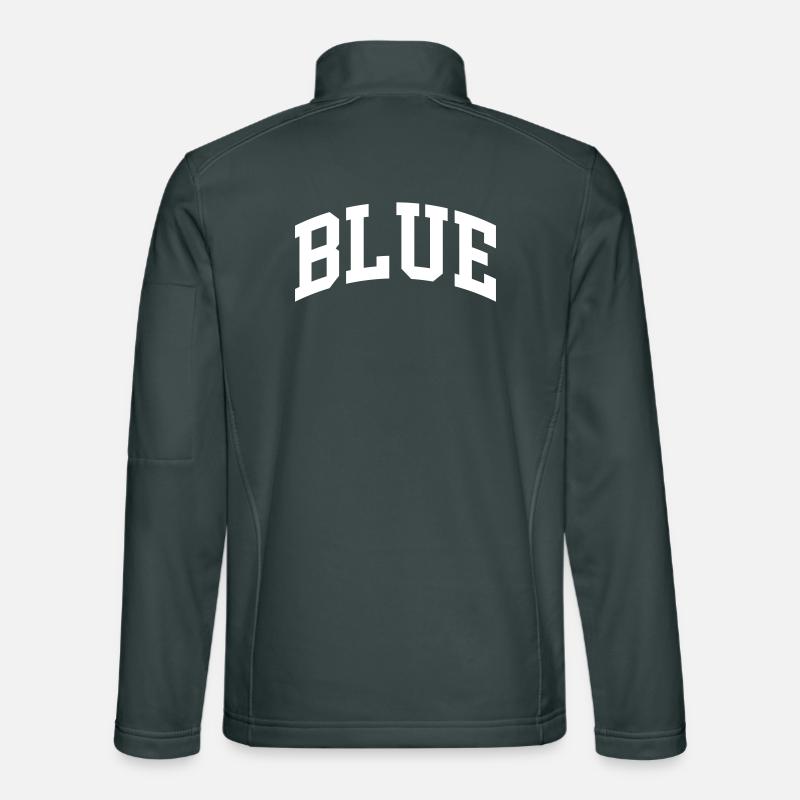 Blue Unisex Softshell Jacket