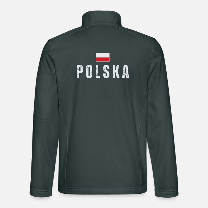 Polish flag, Polish pride Unisex Softshell Jacket