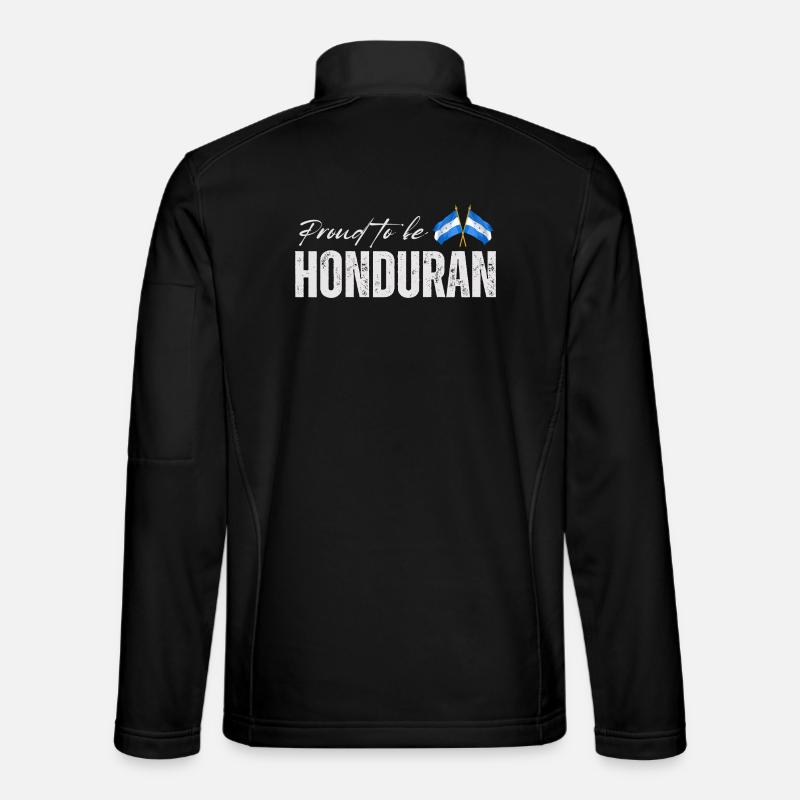 Honduran pride, I love Honduras - Unisex Softshell Jacket - black