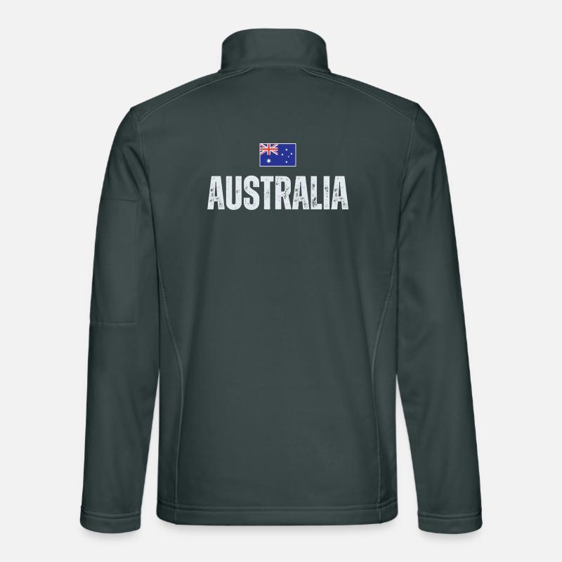 Flag Australia, I love Australia Unisex Softshell Jacket