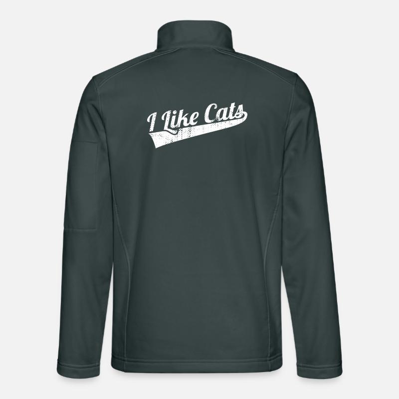 Ich mag Katzen Unisex Softshelljacke